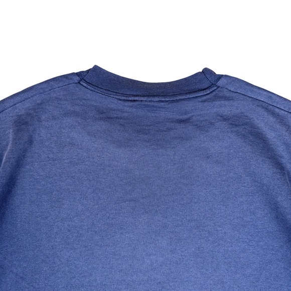 Vintage 80s USA Eagle Graphic T Shirt Men's XL Blue Made in USA Patriotic‎ - Picture 8 of 10